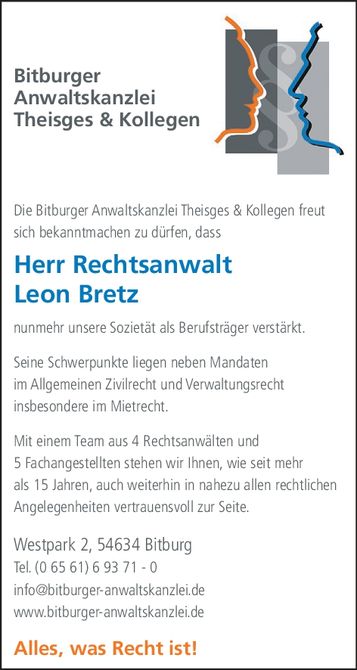 Rechtsanwalt Leon Bretz