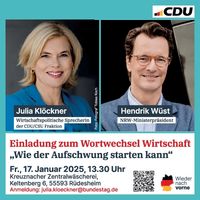 Einladung zum Wortwechsel Wirtschaft