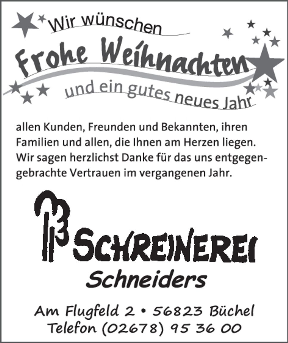 Frohe Weihnachten