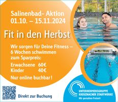 Salinenbad Aktion "Fit in den Herbst"