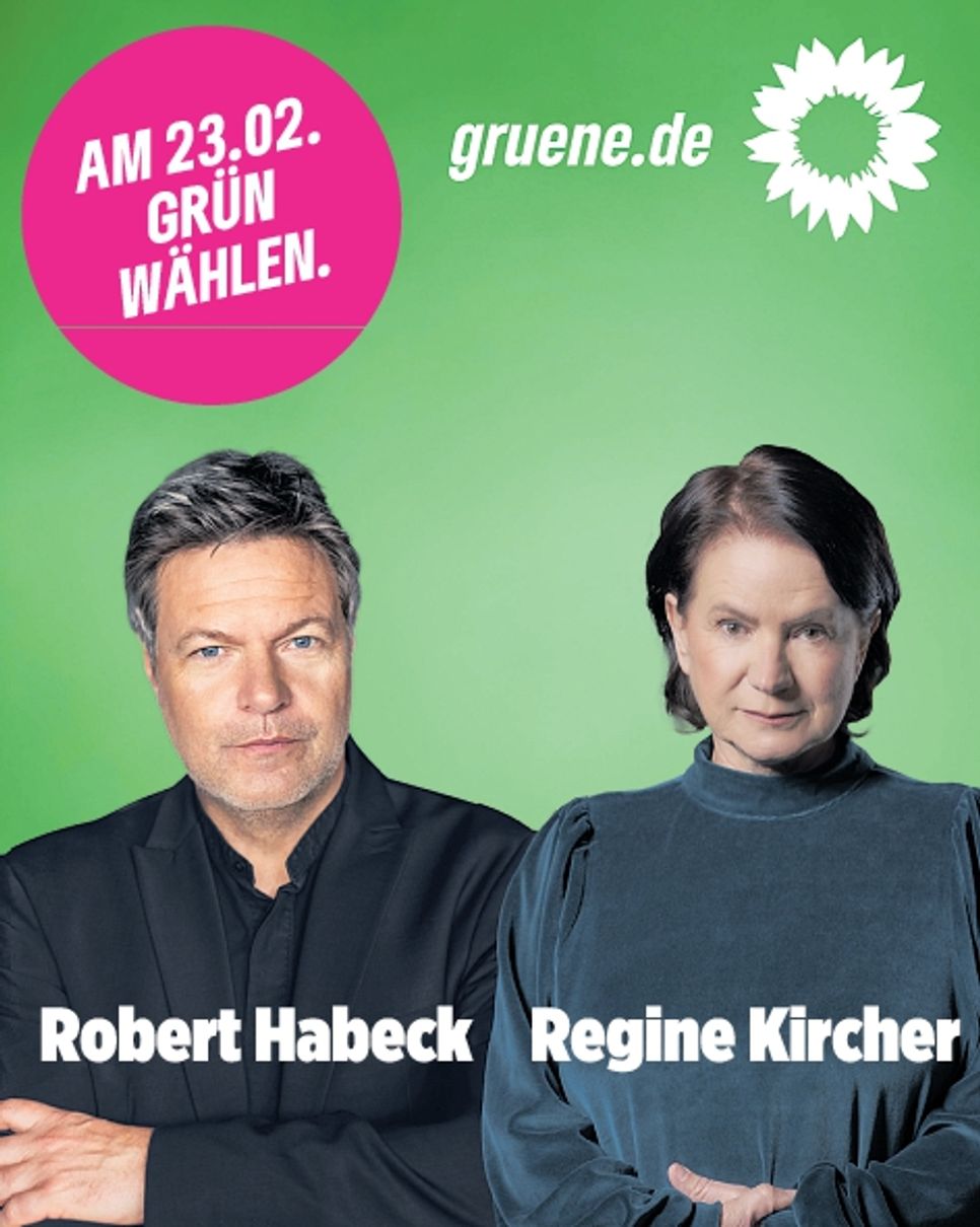 AM 23.02. GRÜN WÄHLEN