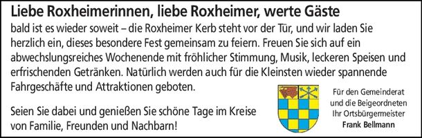 Roxheim, Kirmes,