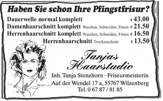 Haben Sie schon Ihre Pfingstfrisur?