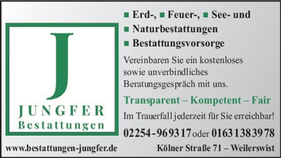 Bestattungen Jungfer